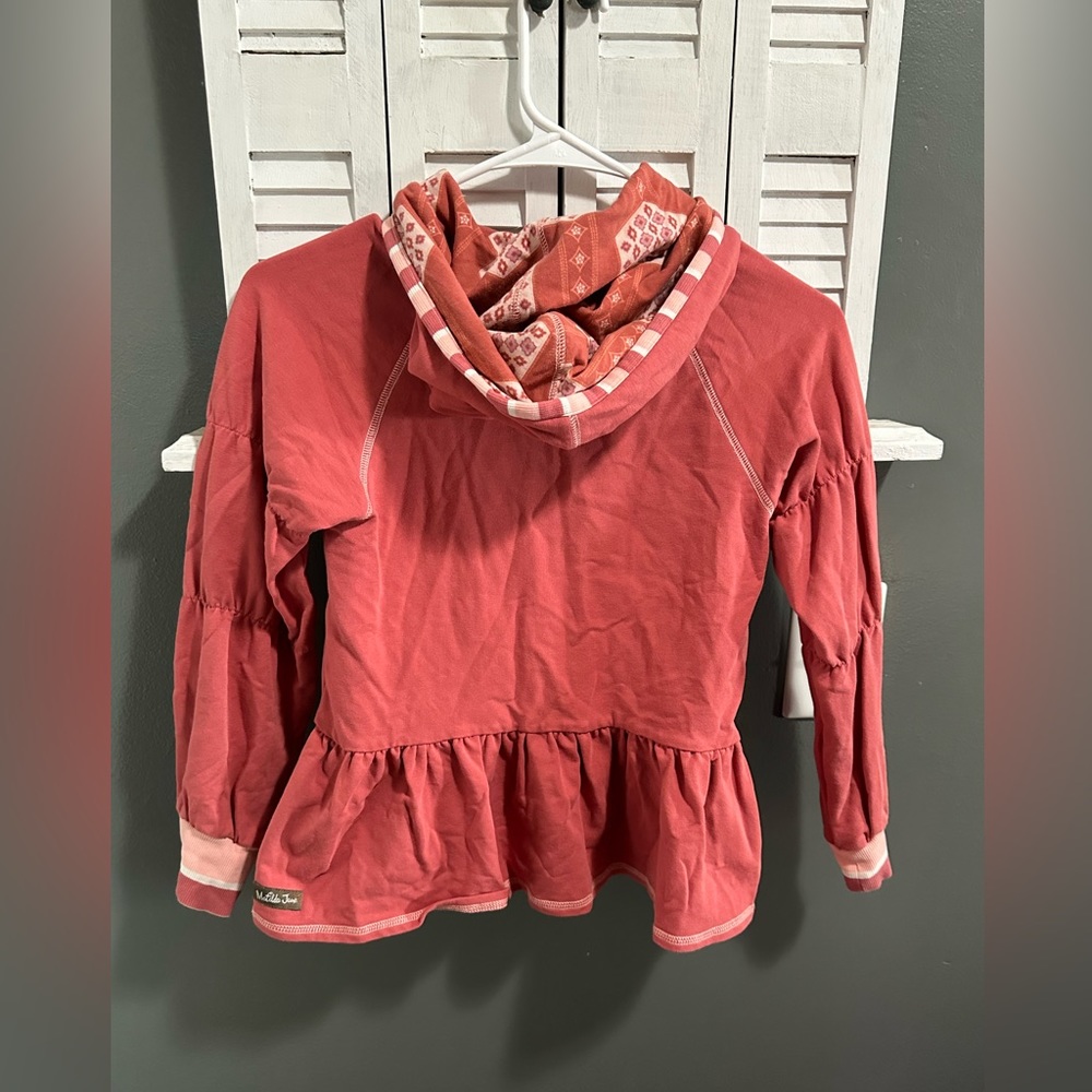 Matilda Jane girls size 10 Blair hooded zip up jacket.